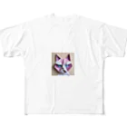 Kitabaの折り紙アニマル・ワシ猫ですねん！ All-Over Print T-Shirt