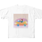 pikkekunのGo!Go!Car! All-Over Print T-Shirt