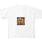 無類の酒好きのビールで乾杯！ All-Over Print T-Shirt