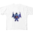 おちょファクトリーの歯の悪魔 フルグラフィックTシャツ