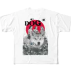 RueのArtの18→シバ犬　Stylish Lenormand  All-Over Print T-Shirt