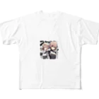 もふもふの美少女の宇宙を探検隊 All-Over Print T-Shirt