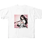 maco9486の女戦士 フルグラフィックTシャツ