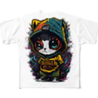 めんぼうさんやのちびネコ All-Over Print T-Shirt