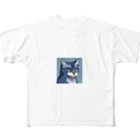 kindonesiaのドット絵のロシアンブルー All-Over Print T-Shirt