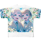 SesilionのRays of Spring All-Over Print T-Shirt