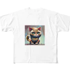 burusukaruの猫のタイガーくん All-Over Print T-Shirt