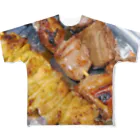 poketuの焼き鳥イラストグッズ All-Over Print T-Shirt