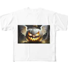 Shihiroの白いジャックオーランタン All-Over Print T-Shirt