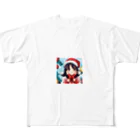 junkyouのクリスマス-可愛い- フルグラフィックTシャツ