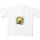 yukikinoの星とかわいいひよこちゃん All-Over Print T-Shirt