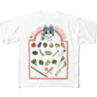 (きこ)🦁🍍のアルムのお野菜チャレンジ フルグラフィックTシャツ