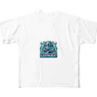 yusaki55maikingのエレクトロ・リズム フルグラフィックTシャツ