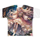 Sesilionの星の精霊の夜舞 Dance of the Star Spirit All-Over Print T-Shirt