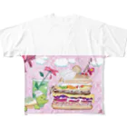 つぎのかめろんぱんけーき All-Over Print T-Shirt