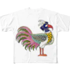 PALA's SHOP　cool、シュール、古風、和風、の伝説上の神話の鳥 フルグラフィックTシャツ