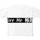 KeithYokomaのGive Me 賄賂 フルグラフィックTシャツ