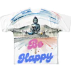 ようこそ　taitaitaro shop へのBe Happy あなたは幸せになる❗️グッズ フルグラフィックTシャツ