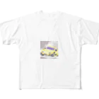 katapiiiの人気！水彩画風スポーツカー All-Over Print T-Shirt