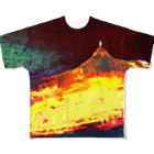 水草の火口の夜 All-Over Print T-Shirt