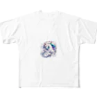 Firelyの七色のユニコーン_002 All-Over Print T-Shirt