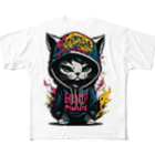 めんぼうさんやのちびネコ All-Over Print T-Shirt