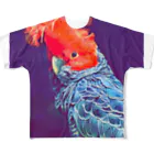 and_parrotのアカサカオウムのTシャツ フルグラフィックTシャツ