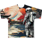 宇宙開発デザイン科の惑星『京都』 All-Over Print T-Shirt