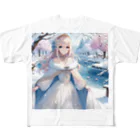 tyogonu shopの雪国の王女 フルグラフィックTシャツ