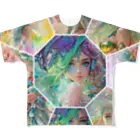 💖宇宙整体♪🌈♪こころからだチャンネル♪💖のuniversal mermaid  REINAの心の旅 All-Over Print T-Shirt