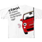 ニキトウホンポのデカひょっこりちんFR　ロッソC All-Over Print T-Shirt