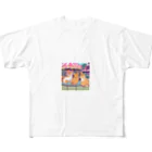 Cute dogsのI love my dogs All-Over Print T-Shirt