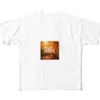 KSK SHOPのHELLO AUTUMN All-Over Print T-Shirt