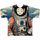 宇宙開発デザイン科のスペース芸子 All-Over Print T-Shirt