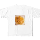 me___cakeの早稲田の油そば フルグラフィックTシャツ