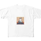 sadmのピンポンウサギ フルグラフィックTシャツ