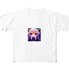 annko-motiのリアルな犬 All-Over Print T-Shirt