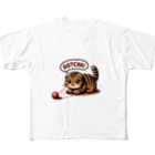 amakanaのまる耳ねこのほっこり時間 All-Over Print T-Shirt