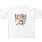 happyhoneyshoppeのにゃんこ介護士 All-Over Print T-Shirt