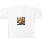 koba777のドット絵スナドリネコ All-Over Print T-Shirt