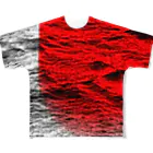 Miho's shopのfine art 2(red) フルグラフィックTシャツ