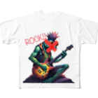 TAkUのカエル All-Over Print T-Shirt