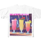 momoka_momoのカクテル All-Over Print T-Shirt