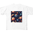 おしゃれなグッズ集の惑星　グッズ All-Over Print T-Shirt