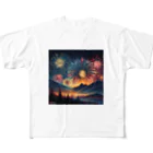 minimuniのＪ・HANABI All-Over Print T-Shirt