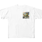 モナカの冒険王カエル All-Over Print T-Shirt