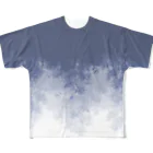 dizzyのWillow (Blue gray) フルグラフィックTシャツ