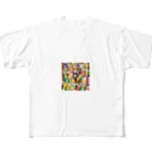 yun hapのdrink drink フルグラフィックTシャツ