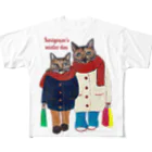 ニシヤマイスキーのサヴィニャックの冬じたく All-Over Print T-Shirt