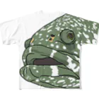 黒猫商店の謎の魚 All-Over Print T-Shirt